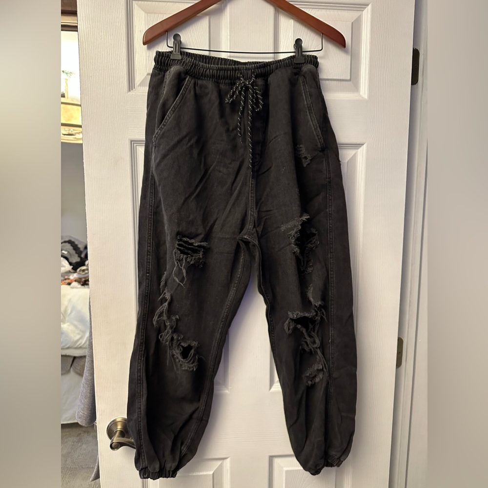 Gently loved Free People Jean joggers